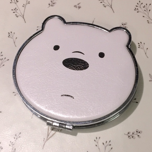 Miniso Other - Miniso We Bare Bears Cute Makeup Compact Mirror